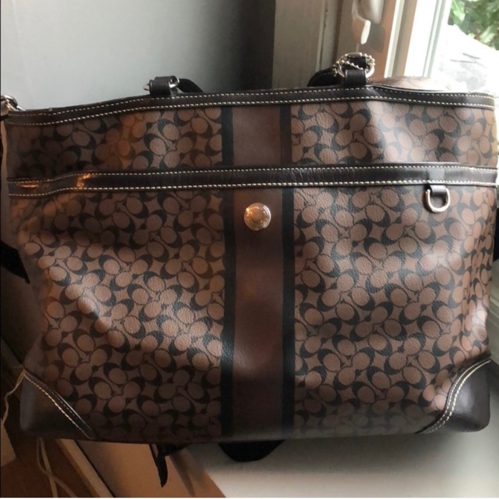 Coach tote/diaper bag